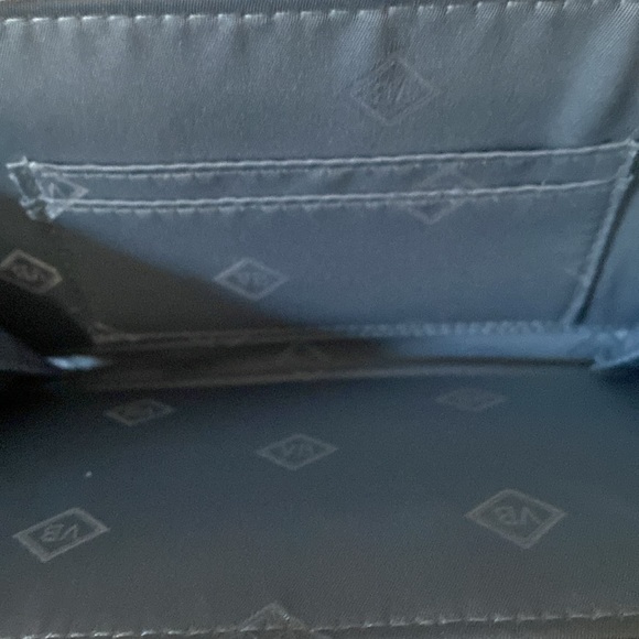 Vera Bradley Floral Crossbody Bag in Gray and Purple - Picture 4 of 7